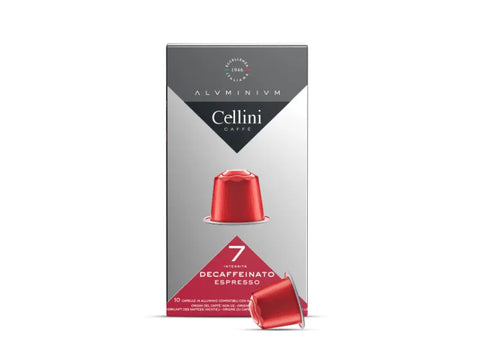 Cellini Decaffeinato Espresso Coffee Capsules - 10 Capsules - CAFELAX