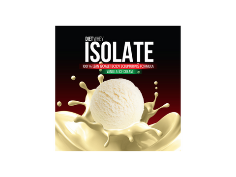 Zero Dietwhey Isolate Vanilla Ice cream 30g Protein - 1 Sachet