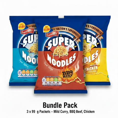 3 * Batchelors Super Noodles Mixed Flavours 3 * 90g