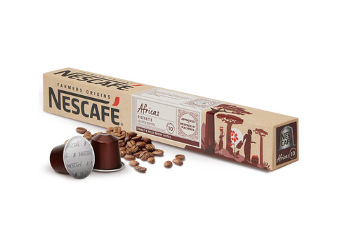 Nescafe Africas Coffee Capsules - 10 Capsules