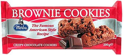 Merba Brownie Crispy Cookies 200g