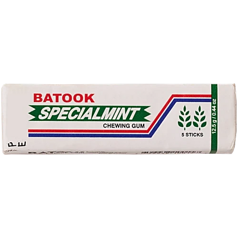 Batook Special Mint No Sugar Chewing Gum 5 Sticks