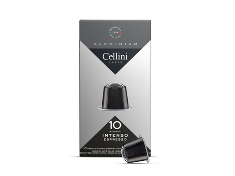 Cellini Intenso Espresso Coffee Capsules - 10 Capsules