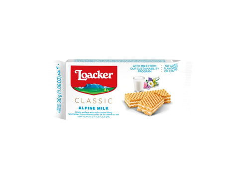 Loacker Classic Alpine MIlk Cream Wafer 30g