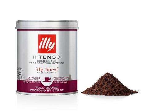 illy Intenso Bold Roast Ground Espresso Coffee 125g