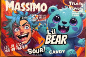 Massimo Jelly Lil Bear Sour Candy 100g