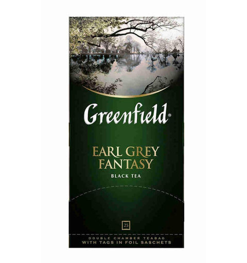 Greenfield Earl Grey Fantasy Black Tea 25 Pieces