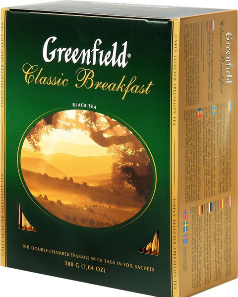 Greenfield Classic Brekfast Tea 100 Pieces