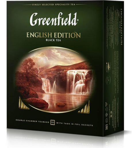 Greenfield English Edition Black Tea 100 Pieces