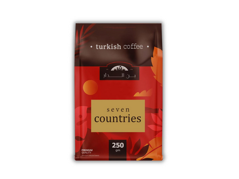 El-Dar Seven Countries Dark Plain Turkish Coffee 250g