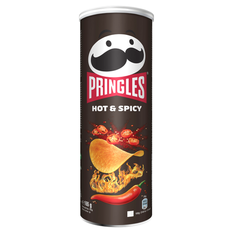 Pringles Hot & Spicy Chips 165g