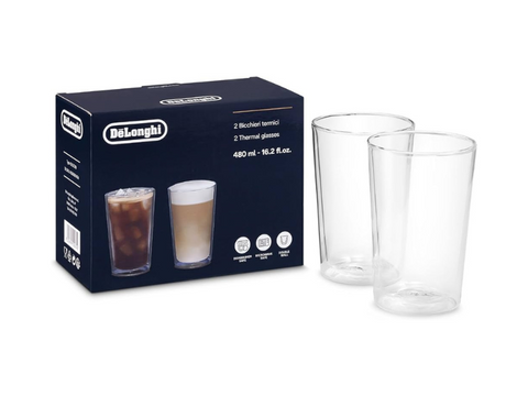 Delonghi Double-Wall Amricano Glasses - Set of 2 - 480ml