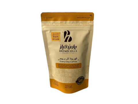 Brown Hills Plain Dark Turkish Coffee 100g - CAFELAX