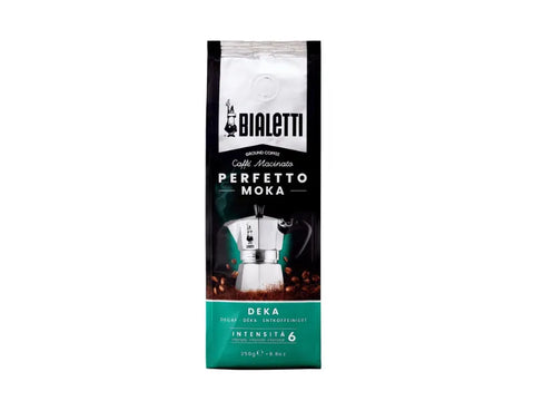 Bialetti Perfetto Moka Deka Ground Coffee 250g - CAFELAX