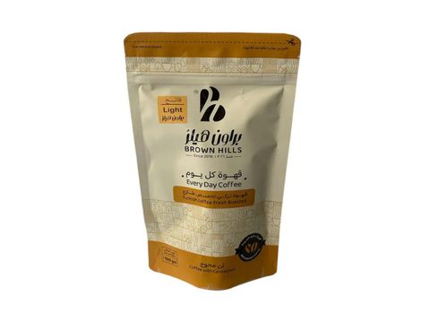 Brown Hills Light Turkish Coffee With Cardamom 100g - CAFELAX