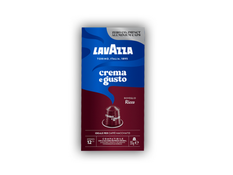 Lavazza Crema e Gusto Ricco Coffee Capsules - 10 Capsules