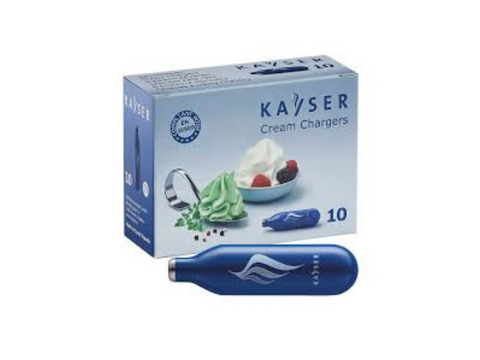 Kayser Cream Chargers - 10 Charges