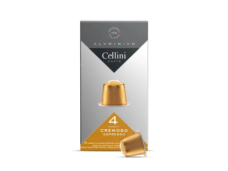 Cellini Cremoso Espresso Coffee Capsules - 10 Capsules – CAFELAX