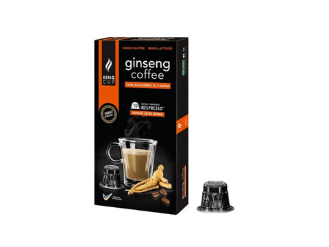 King Cup Ginseng Coffee Capsules - 10 Capsules - CAFELAX