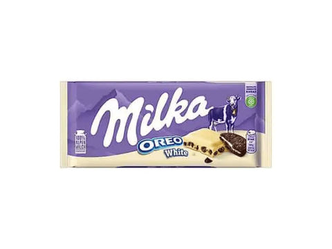 Milka Oreo White Chocolate 100g - CAFELAX