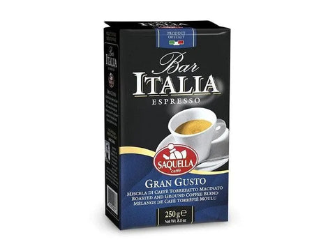 Saquella Gran Gusto Ground Coffee 250g - CAFELAX