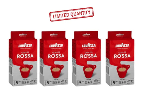 Lavazza Qualita Rossa Ground Coffee 4*250g - 1Kg - CAFELAX