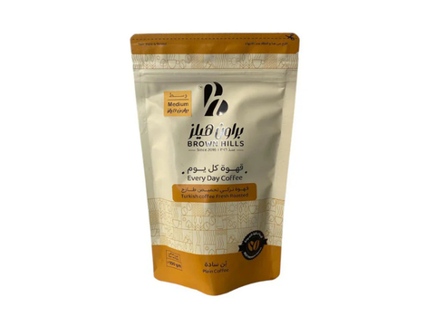 Brown Hills Plain Medium Turkish Coffee 100g - CAFELAX