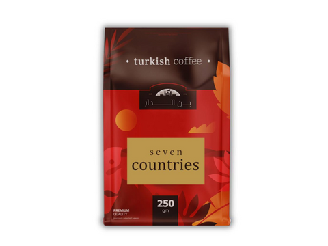 El-Dar Seven Countries Dark Turkish Coffee With Cardamom 250g