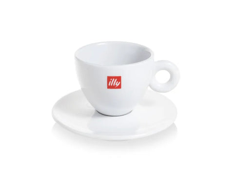 illy Cappuccino Large Mug With Saucer - CAFELAX