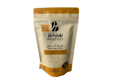 Brown Hills Medium Turkish Coffee With Cardamom 100g - CAFELAX