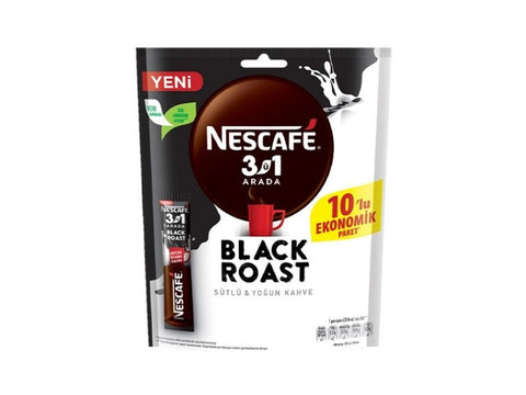 Nescafe Black Roast 3*1 - 10 Sachets