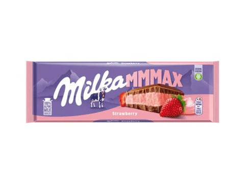 Milka MMMAX Strawberry Chocolate 300g - CAFELAX
