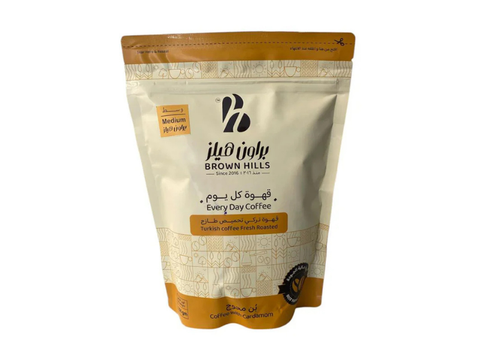 Brown Hills Medium Turkish Coffee With Cardamom 250g - CAFELAX