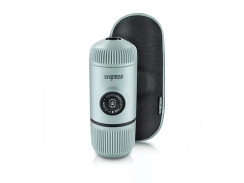 Wacaco Nanopresso Ground Espresso Maker With Protective Case - Arctic Blue - CAFELAX