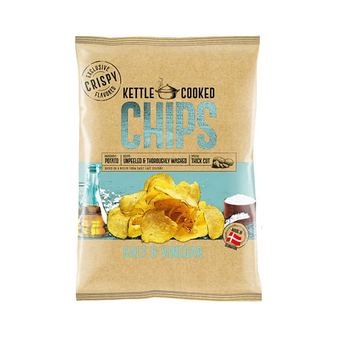 Kettle Cooked Potato Chips Salt & Vinegar 160g