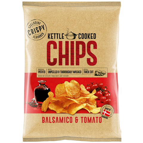 Kettle Cooked Potato Chips Balsamico & Tomato 160g