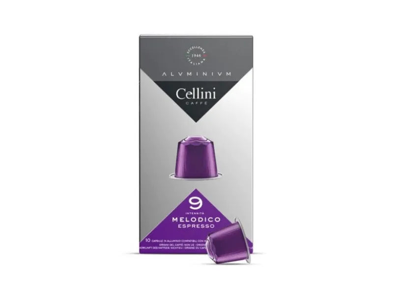 Cellini Melodico Espresso Coffee Capsules - 10 Capsules – CAFELAX