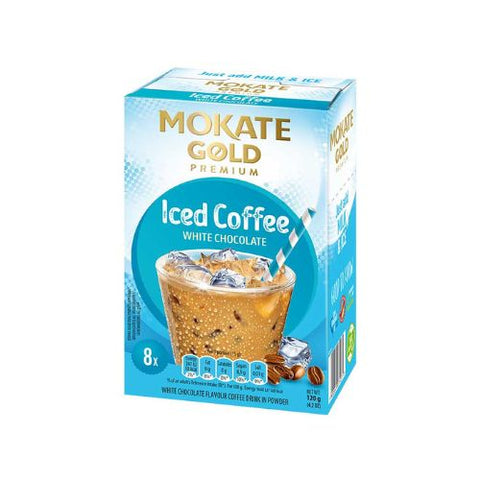 Mokate Gold White Chocolate Iced Coffee White Chocolate - 8 Sachets