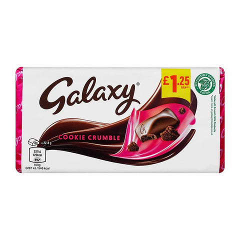 Galaxy Cookie Crumble Chocolate 114g