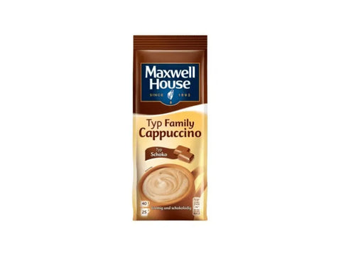 Maxwell House Typ Choco Family Cappuccino Instant Coffee 500g - CAFELAX