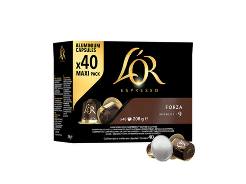 L'or Forza Coffee Capsules - 40 Capsules