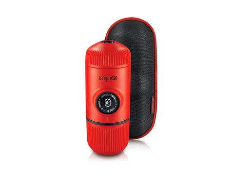 Wacaco Nanopresso Ground Espresso Maker With Protective Case - Lava Red - CAFELAX