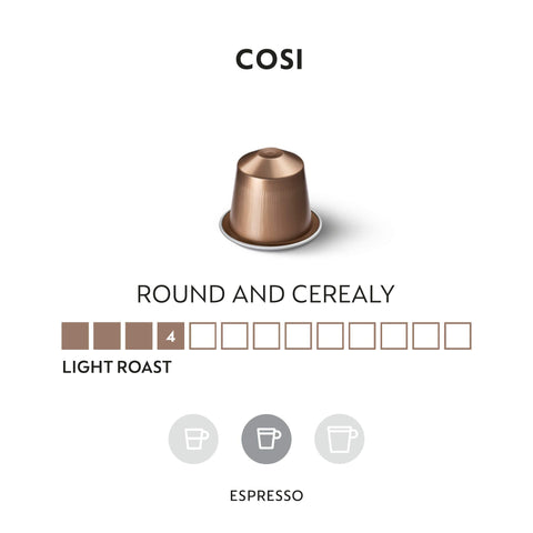 Nespresso Cosi Coffee Capsules - 10 Capsules - Check Description
