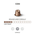 Nespresso Cosi Coffee Capsules - 10 Capsules - CAFELAX