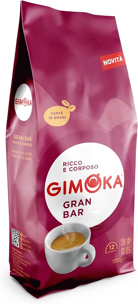 Gimoka Ricco Gran Bar Whole Beans 1Kg