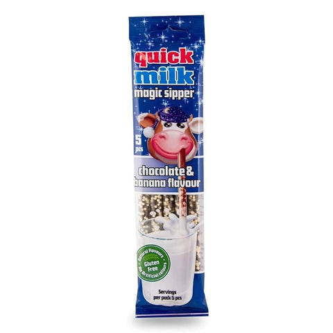 Quick Milk Magic Sipper Chocolate & Banana Flavour 5 Pcs