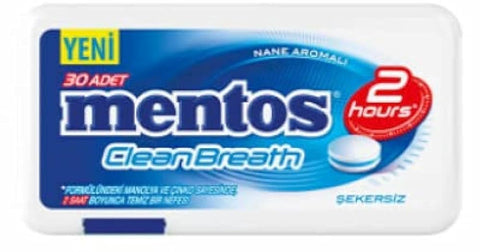 Mentos 2 Hours Clean Breath Mint Freshness  21g