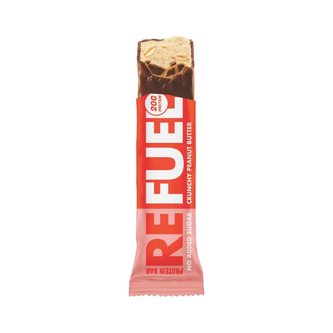 Refuel Protein Bar Zero Sugar Crunchy Peanut Butter 20g Protein - 60g