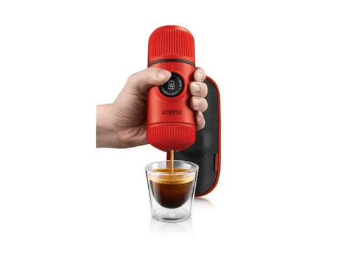 Wacaco Nanopresso Ground Espresso Maker With Protective Case - Lava Red - CAFELAX