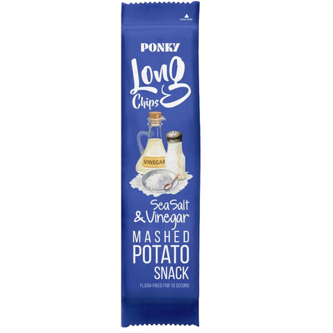 Ponky Long Chips Sea Salt & Vinegar 75g - CAFELAX